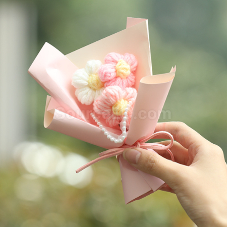 禮品訂造畢業季伴手禮針織花束紀念品
