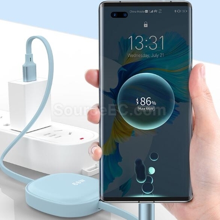 禮品訂造66W三合一伸縮充電線紀念品