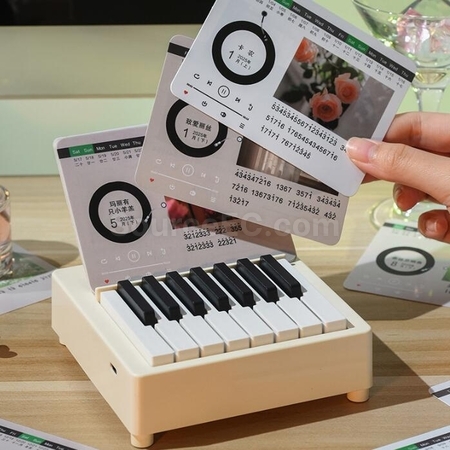 禮品訂造迷你小鋼琴日曆桌面擺件紀念品