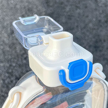 禮品訂造扁平簡約背帶水樽紀念品