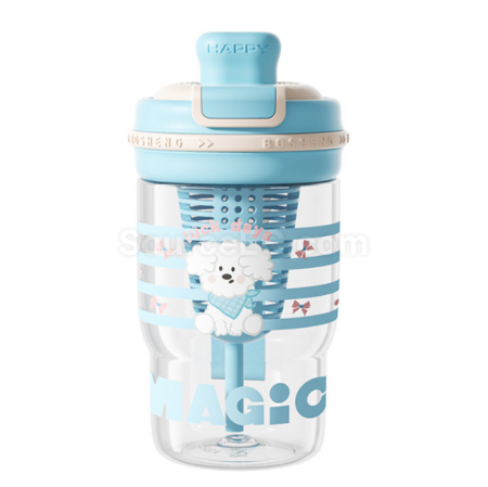禮品訂造Tritan可愛吸管水樽紀念品