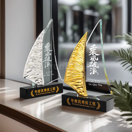 禮品訂造水晶獎座紀念品