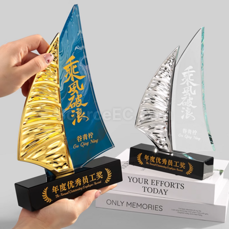 禮品訂造水晶獎座紀念品