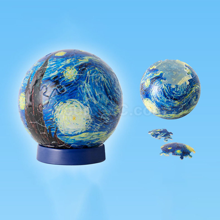 禮品訂造訂製3D立體燈光球拼圖紀念品
