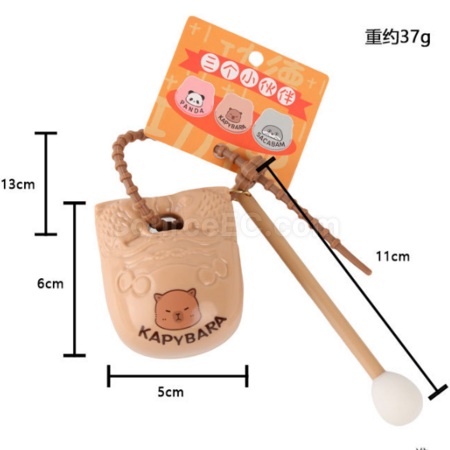 禮品訂造解壓卡通木魚掛件紀念品