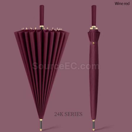 禮品訂造24骨長柄雨傘紀念品