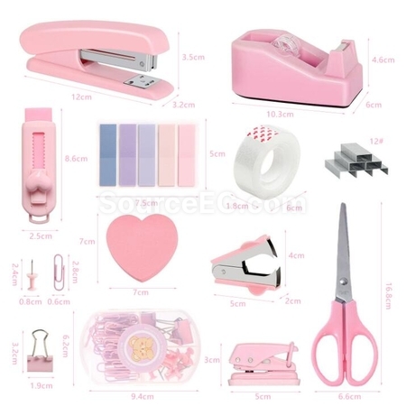 禮品訂造馬卡龍色辦公文具套裝紀念品