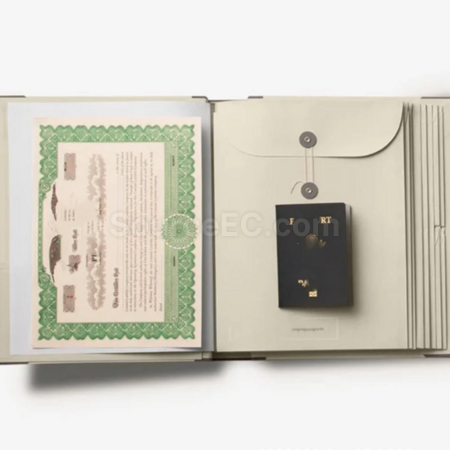 禮品訂造風琴文件夾收納紀念品