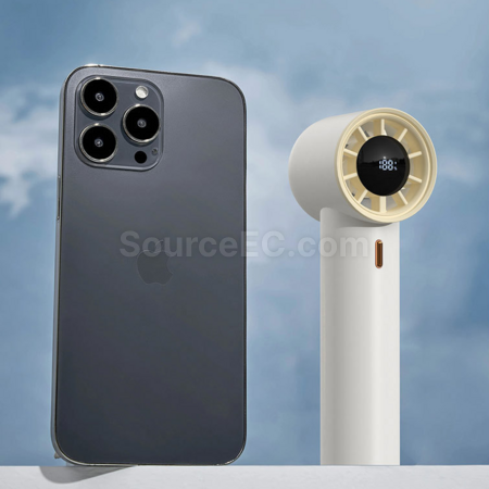 禮品訂造數顯暴力渦輪手持風扇紀念品