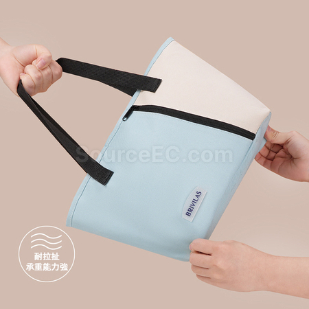 禮品訂造撞色拉鍊T角包紀念品