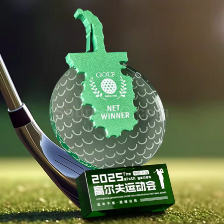 禮品訂造高爾夫球獎座紀念品