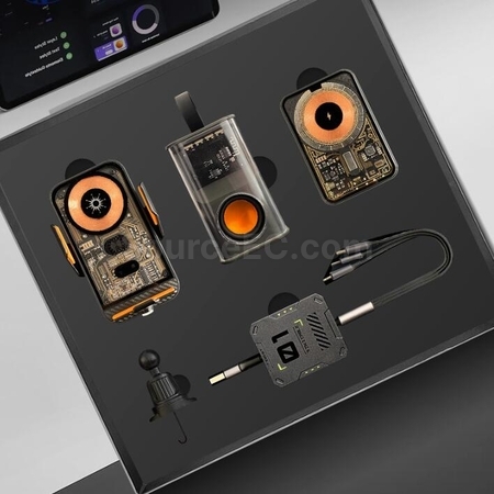 禮品訂造機甲透明風無線藍牙音箱套裝紀念品