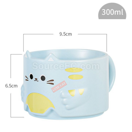 禮品訂造貓咪馬克杯陶瓷咖啡杯紀念品