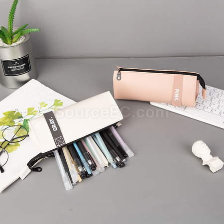 禮品訂造大容量三角筆袋紀念品