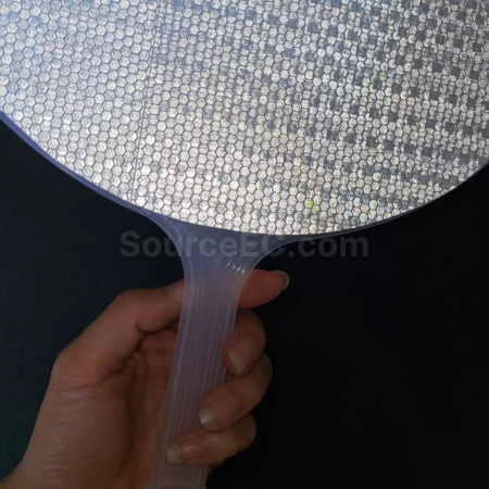 禮品訂造可DIY反光大王扇紀念品