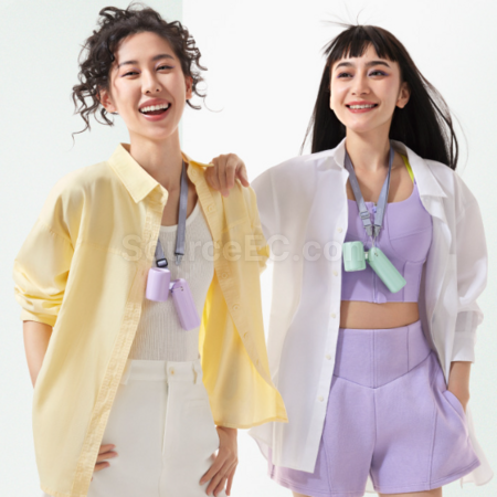 禮品訂造便攜掛脖手持風扇紀念品