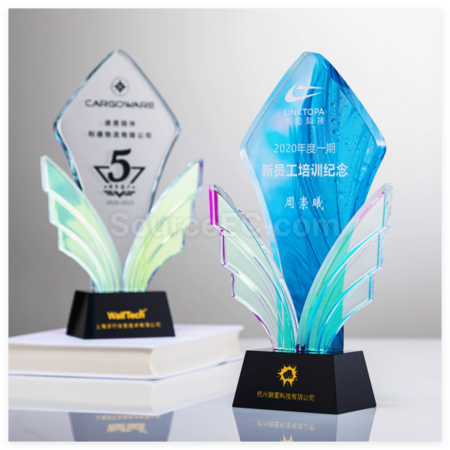 禮品訂造創意水晶獎座紀念品