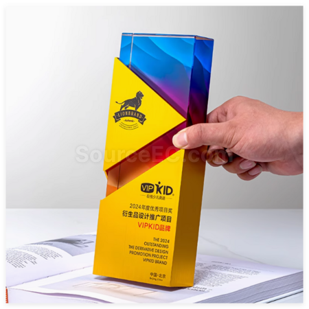 禮品訂造創意金屬水晶獎座紀念品