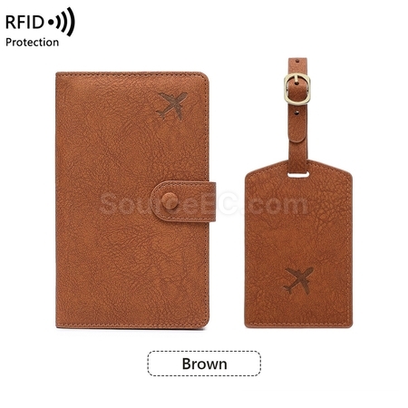 禮品訂造PU行李牌護照套套裝紀念品