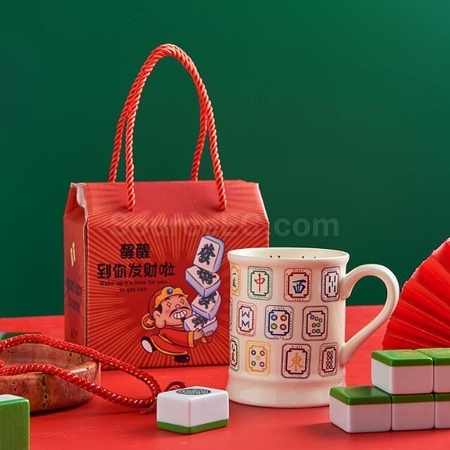 禮品訂造麻將馬克杯紀念品