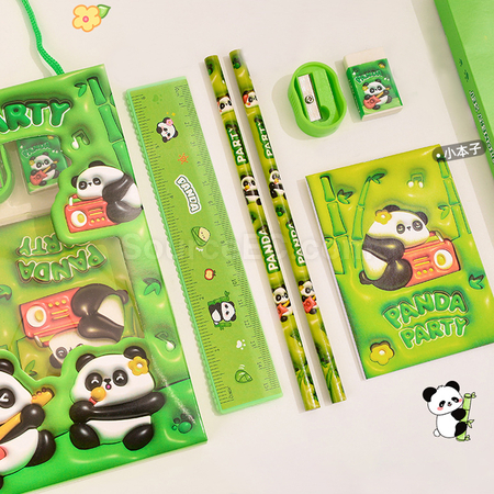 禮品訂造六合一卡通文具套裝紀念品