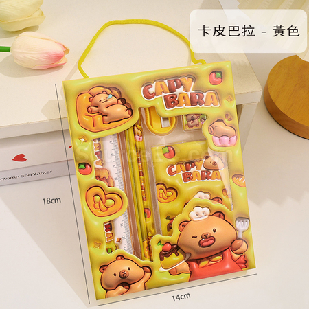禮品訂造六合一卡通文具套裝紀念品