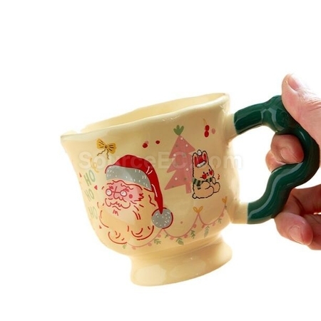 禮品訂造聖誕杯創意陶瓷馬克杯紀念品