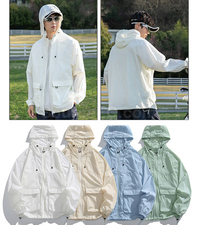 禮品訂造夏季戶外連帽防曬衣紀念品