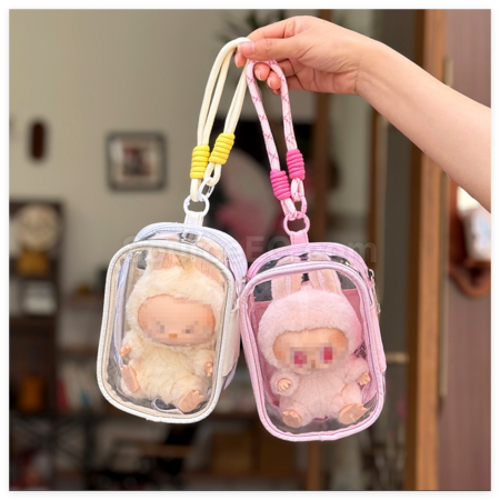 禮品訂造可裝卡片透明娃包紀念品