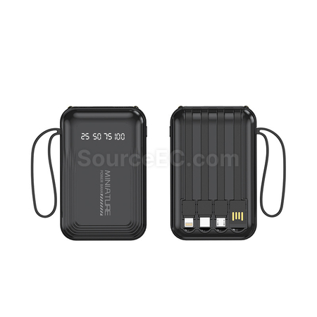 3C認證自帶四線移動電源