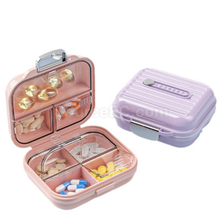 禮品訂造七天便攜式分裝藥盒（藥丸+首飾兩用）紀念品