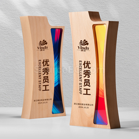 禮品訂造木獎座紀念品