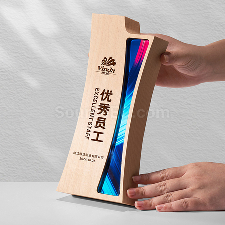 禮品訂造木獎座紀念品