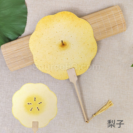 禮品訂造夏天爆款水果扇紀念品