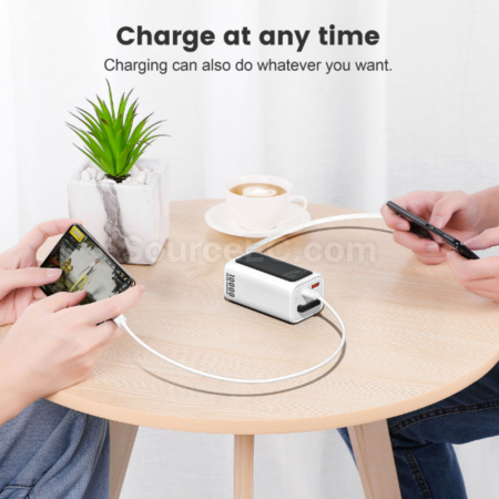 禮品訂造自帶線便攜移動電源紀念品