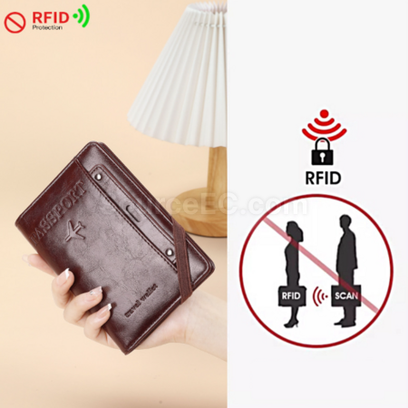 禮品訂造RFID防盜多功能護照套紀念品
