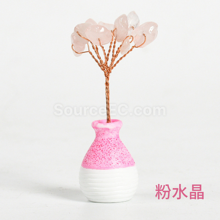 禮品訂造花瓶水晶樹紀念品