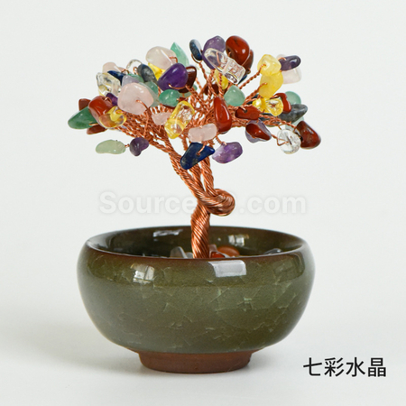 禮品訂造盆景水晶樹紀念品