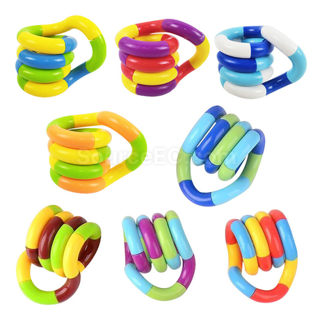禮品訂造溫感變色減壓玩具扭扭樂tangle紀念品