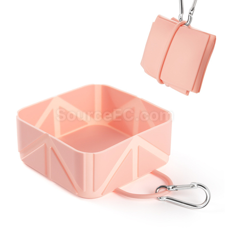 禮品訂造摺疊矽膠盒紀念品