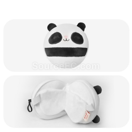 禮品訂造旅行便攜眼罩護頸枕紀念品