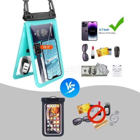 禮品訂造雙倉雙口袋手機防水袋紀念品