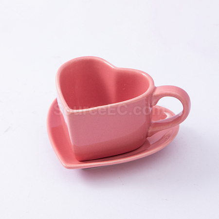 禮品訂造陶瓷咖啡杯碟套裝紀念品