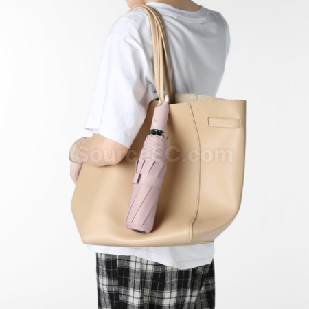 禮品訂造環扣自動三折雨傘紀念品