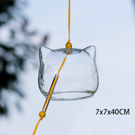 禮品訂造玻璃風鈴掛飾紀念品