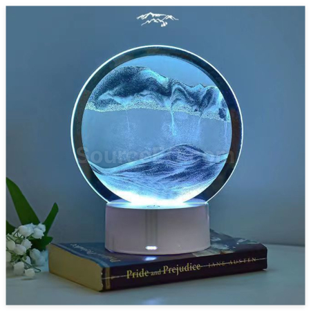 禮品訂造3D流沙畫小夜燈紀念品