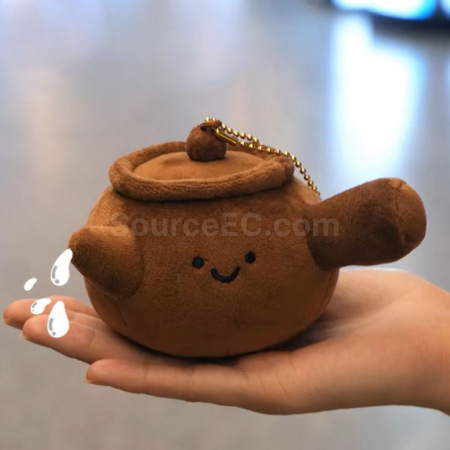 禮品訂造煲治百病茶壺公仔鑰匙扣紀念品