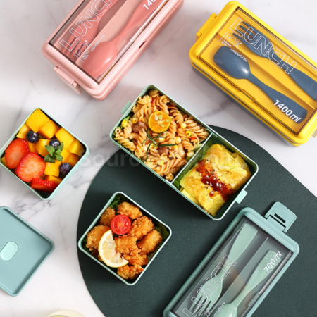 禮品訂造雙層餐盒（帶餐具）紀念品