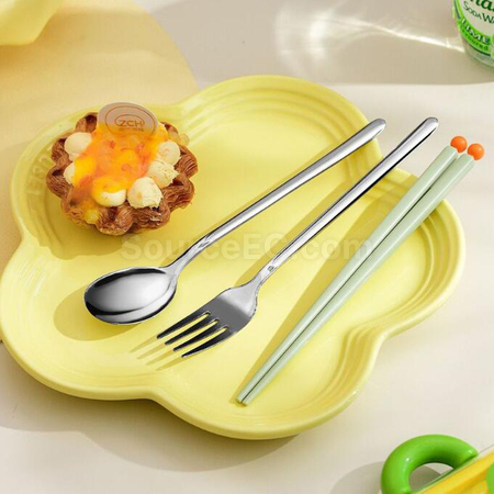 禮品訂造便攜不鏽鋼餐具套裝紀念品