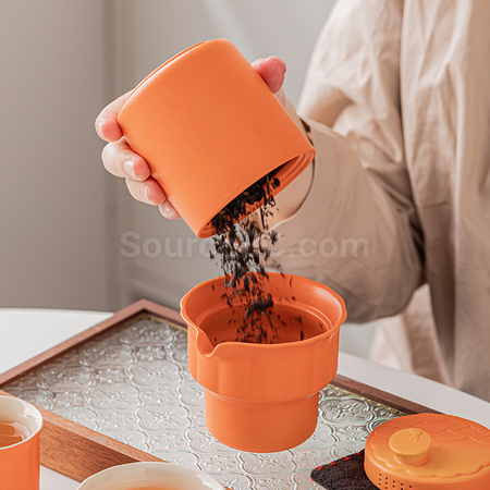 禮品訂造好月圓茶具套裝紀念品